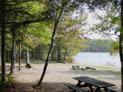 Crawford Pond (Campsite #1) campsite in KI Jo-Mary