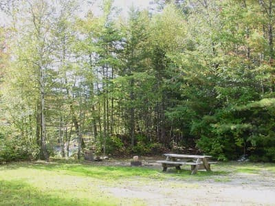 E. Branch Pleasant River (Campsite #1) campsite in KI Jo-Mary