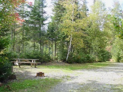 E. Branch Pleasant River (Campsite #4) campsite in KI Jo-Mary