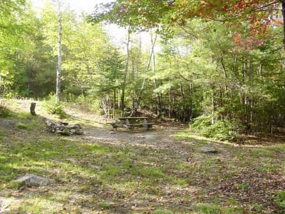 Johnston Pond (Campsite #5) campsite in KI Jo-Mary