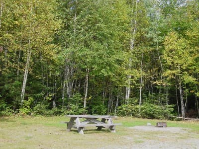 Long Pond (Campsite #1) campsite in KI Jo-Mary