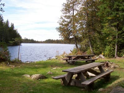 Peaked Mountain Pond Campsite campsite in Ashland Region Campsites