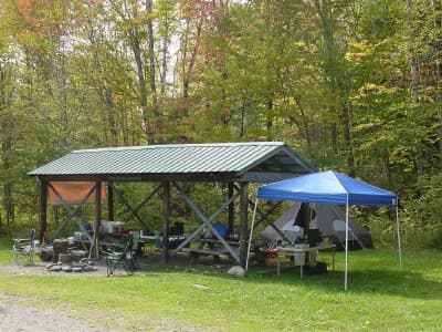 Pine Camp campsite in KI Jo-Mary