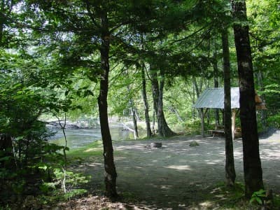 Pleasant River (Campsite #2) campsite in KI Jo-Mary