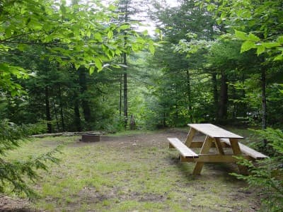 Pleasant River (Campsite #8) Hermitage campsite in KI Jo-Mary