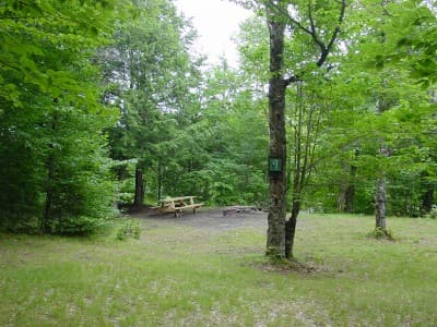 Pleasant River (Campsite #9) Hermitage campsite in KI Jo-Mary