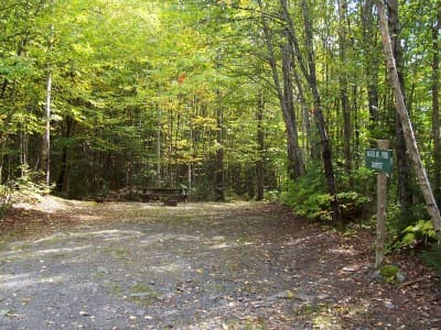 Ragged Mountain Pond Campsite campsite in Ashland Region Campsites