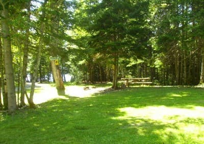 Round Pond North Campsite campsite in Caucomgomoc Region Campsites