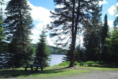 St Francis Lake Campsite campsite in Caucomgomoc Region Campsites