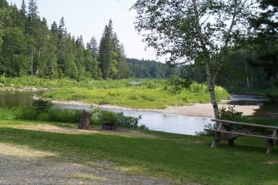 Leadbetter Falls Campsite campsite in Ragmuff/Seboomook Region Campsites
