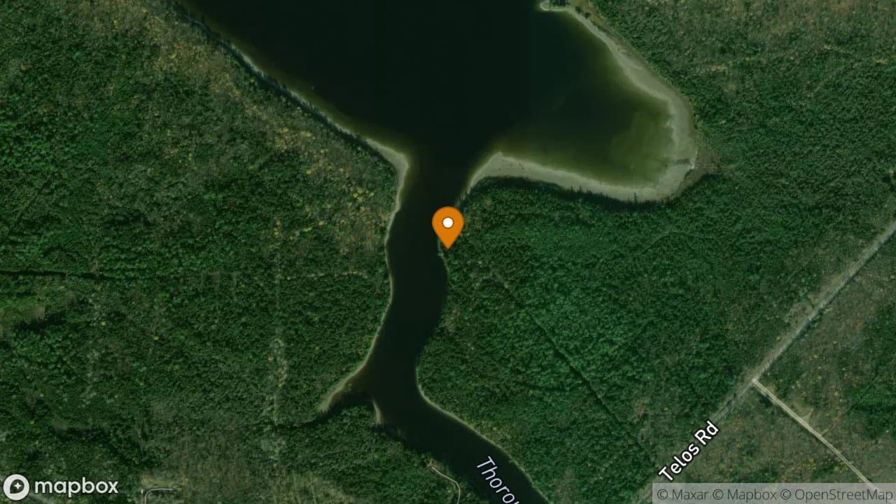 Boy Scout campsite in Allagash Wilderness Waterway
