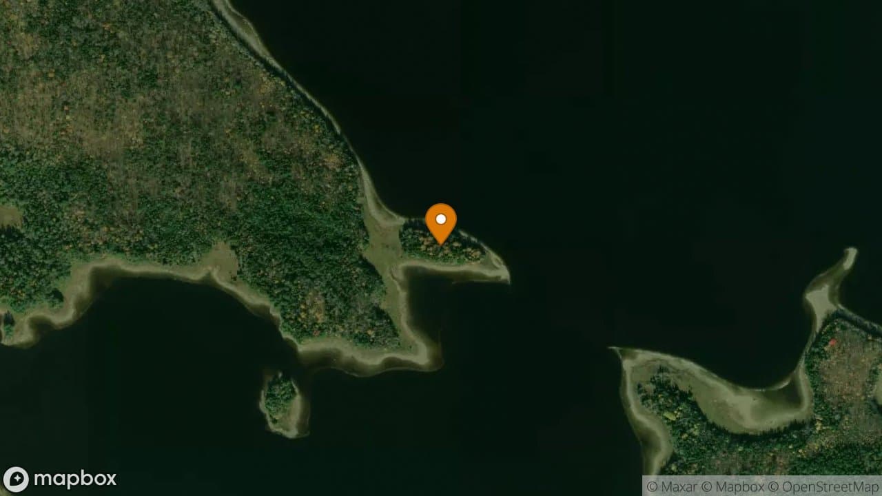 Breezy Point campsite in Allagash Wilderness Waterway