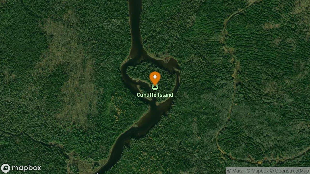 Cunliffe Island campsite in Allagash Wilderness Waterway