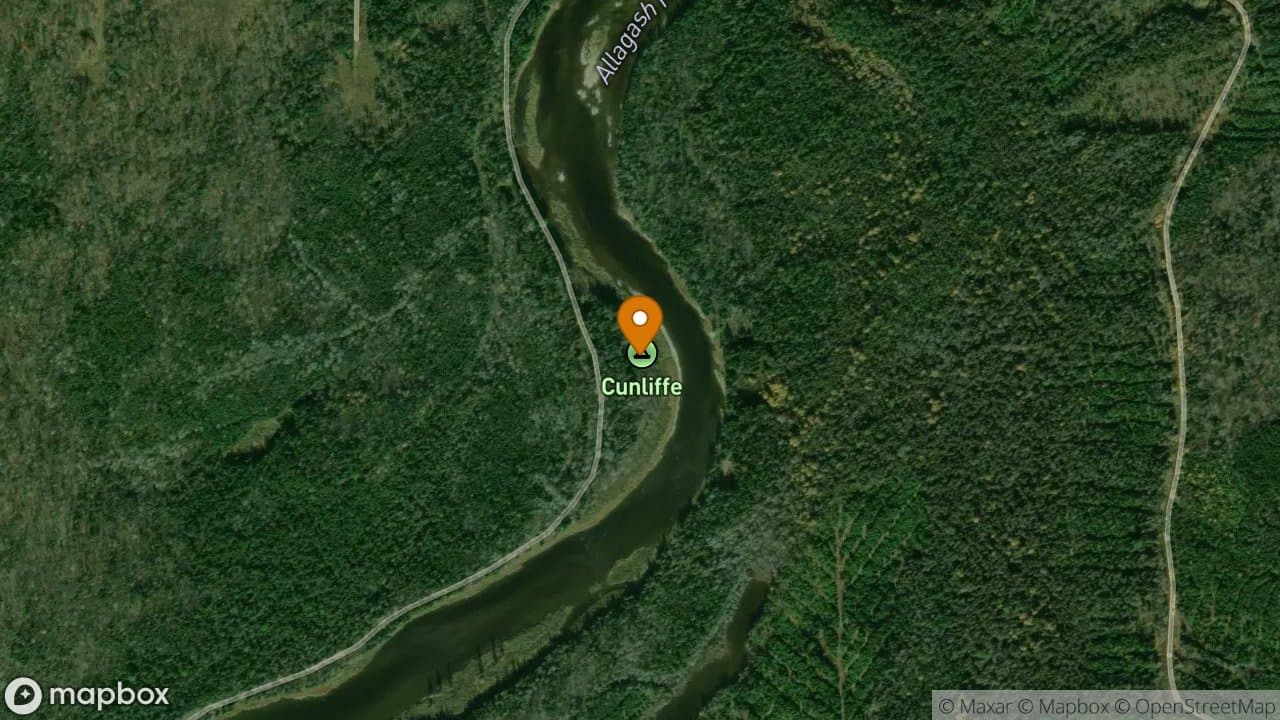 Cunliffe campsite in Allagash Wilderness Waterway
