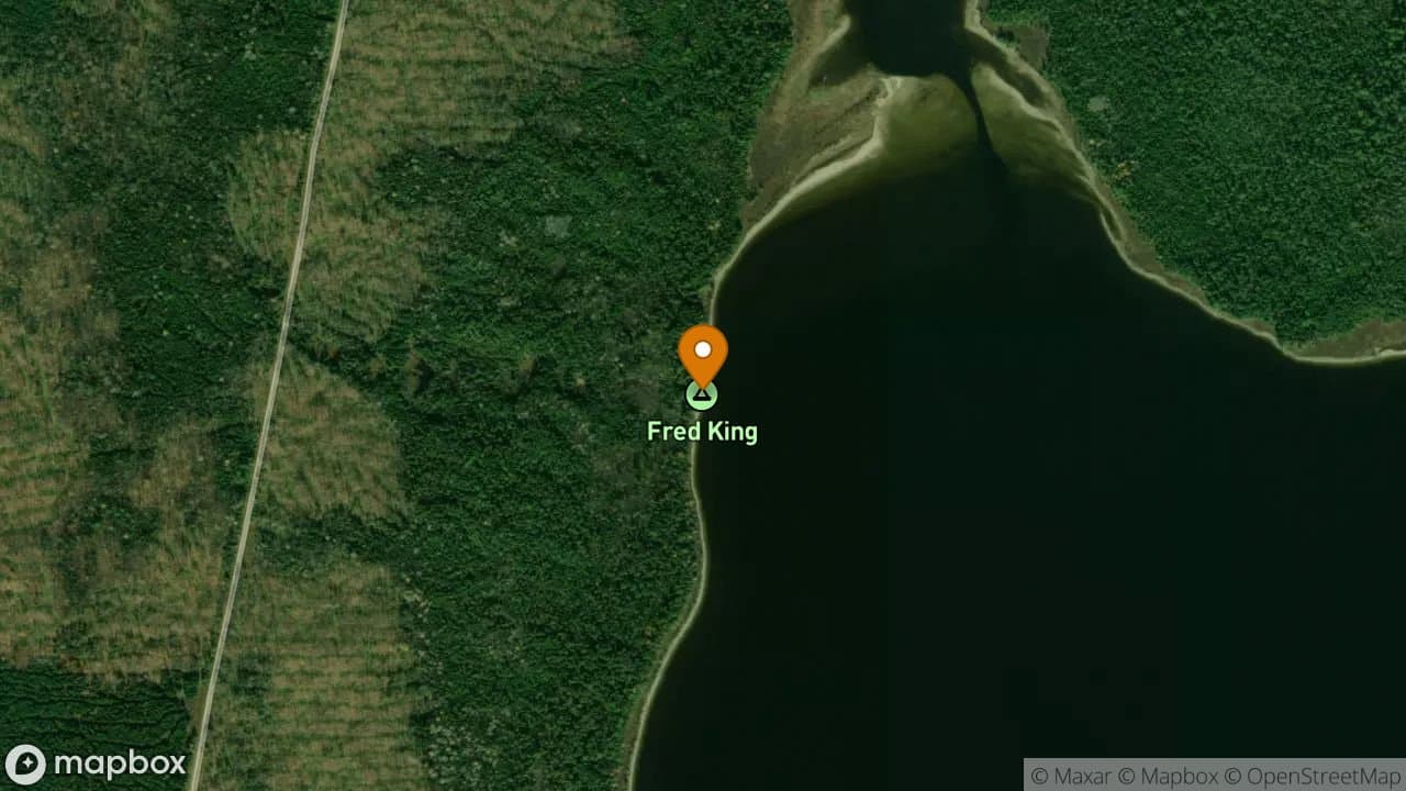Fred King campsite in Allagash Wilderness Waterway
