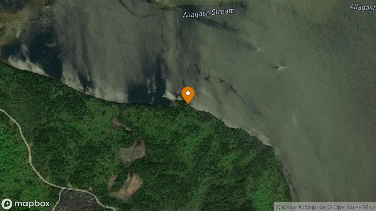 Ice Cave campsite in Allagash Wilderness Waterway