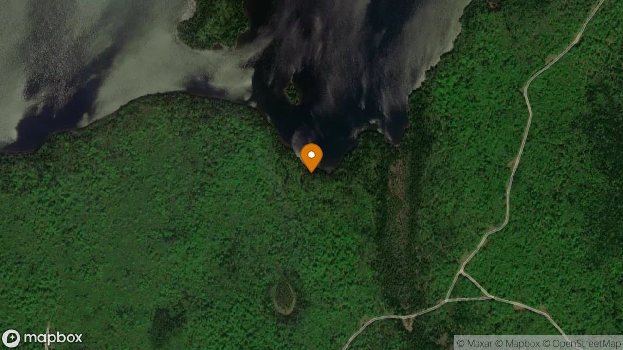 Island campsite in Allagash Wilderness Waterway