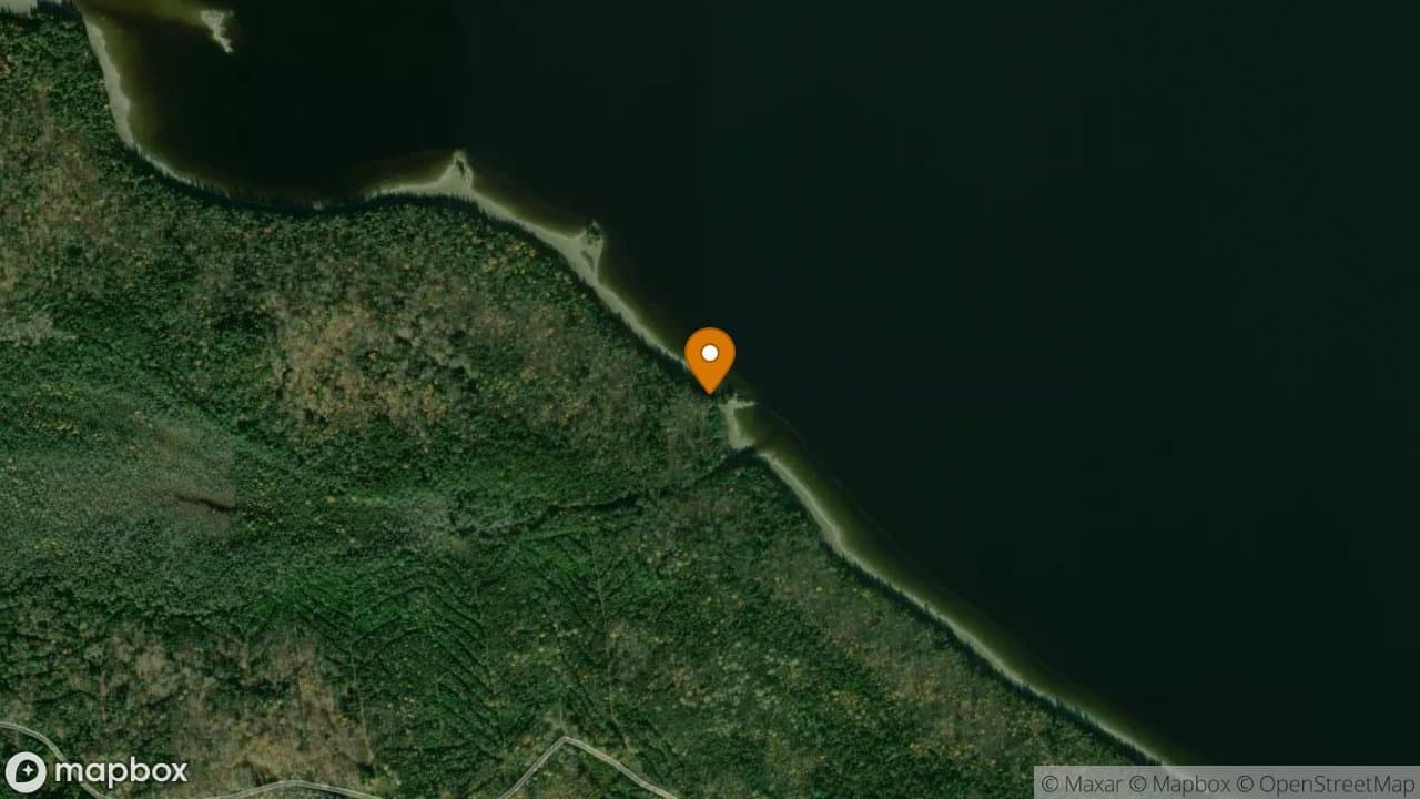 Ledge Point campsite in Allagash Wilderness Waterway