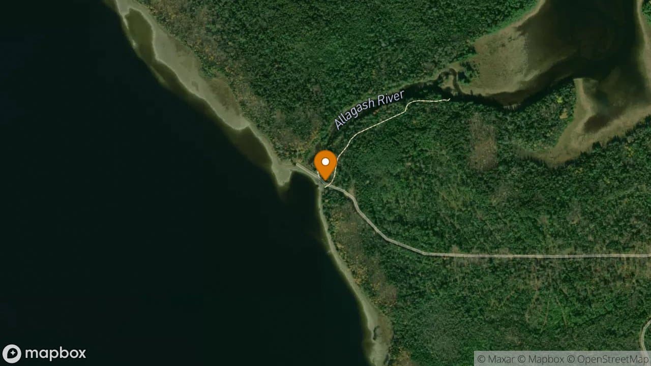 Lock Dam campsite in Allagash Wilderness Waterway