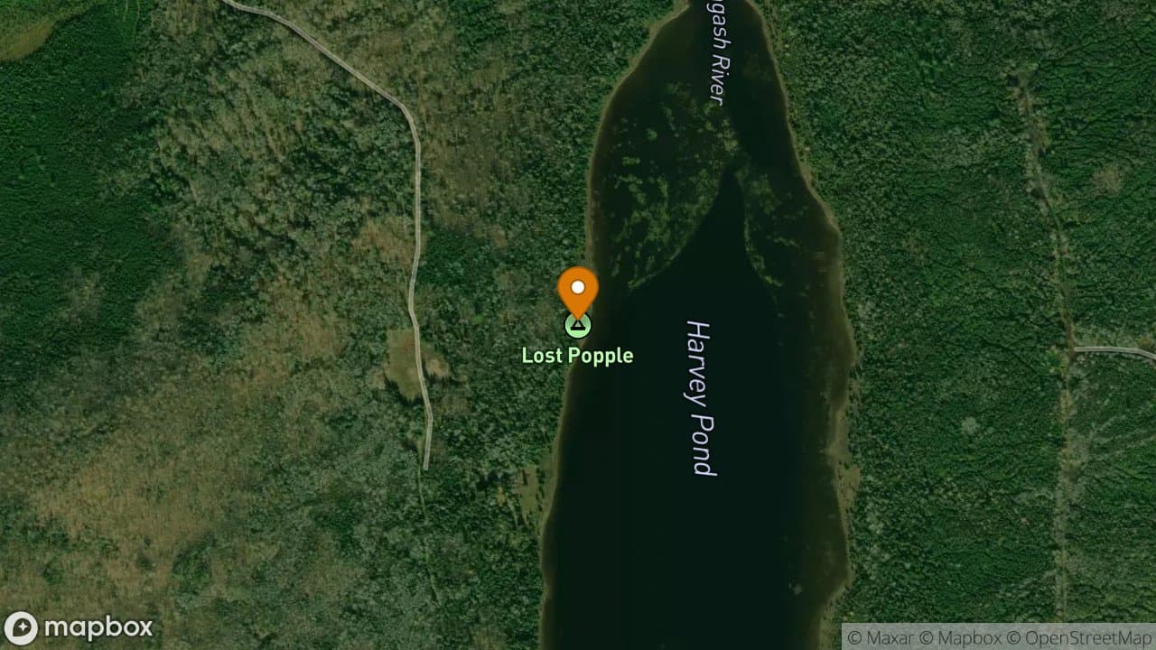 Lost Popple campsite in Allagash Wilderness Waterway