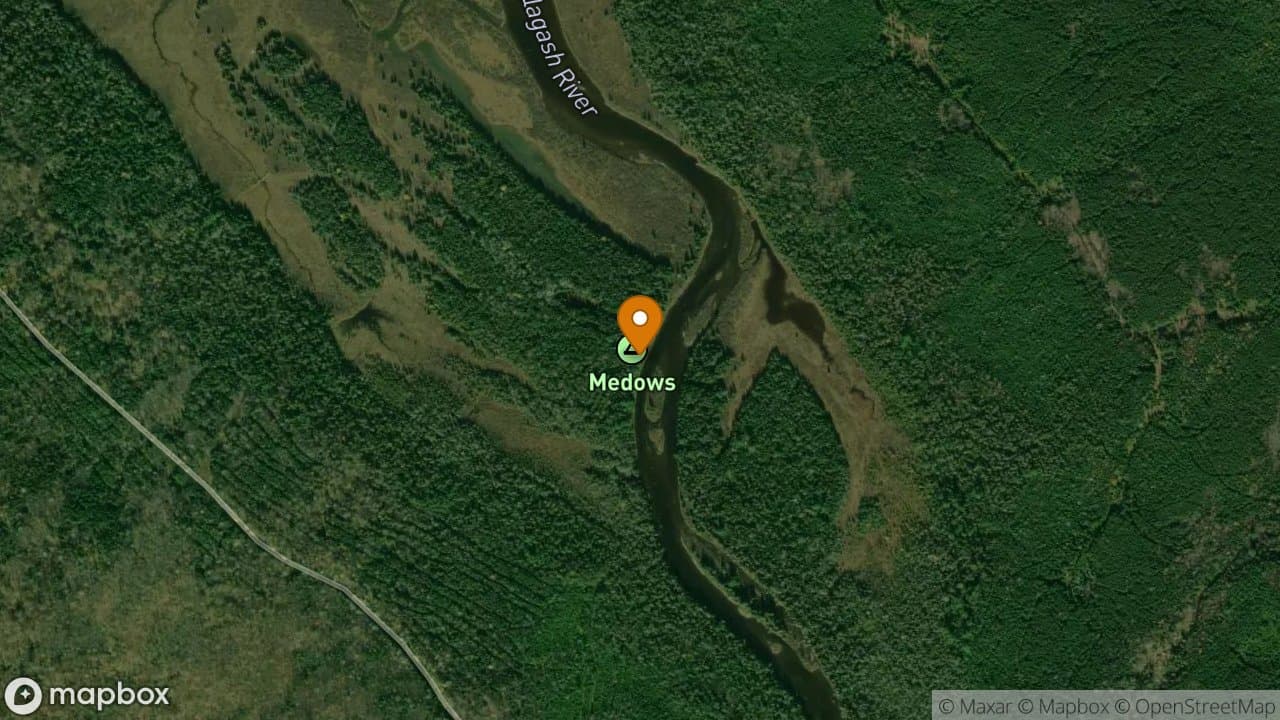 Meadows campsite in Allagash Wilderness Waterway