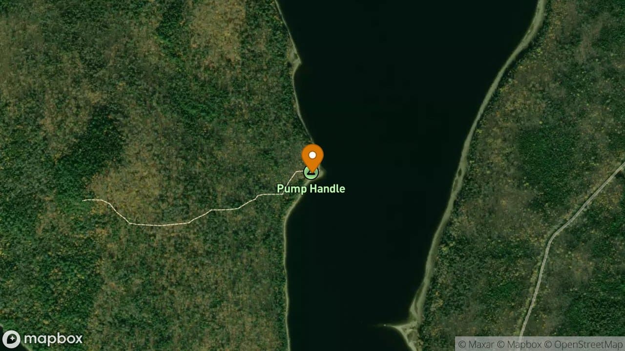 Pumphandle campsite in Allagash Wilderness Waterway