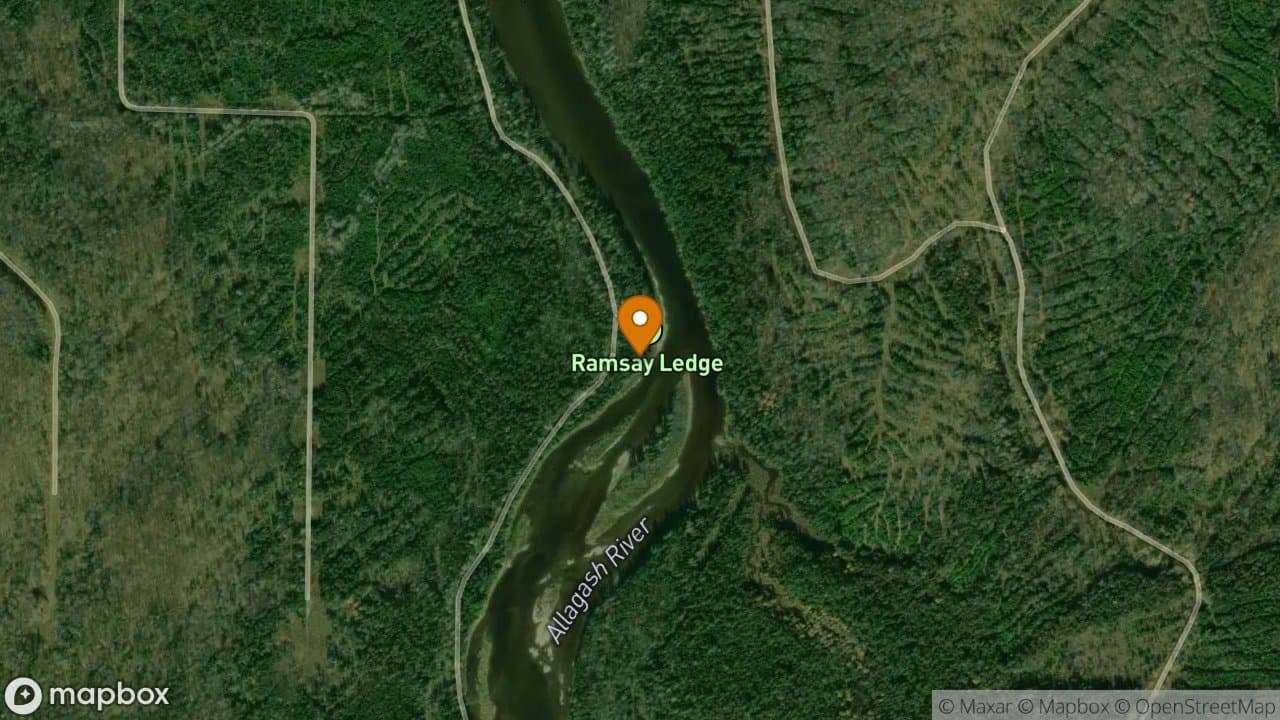 Ramsay Ledges campsite in Allagash Wilderness Waterway