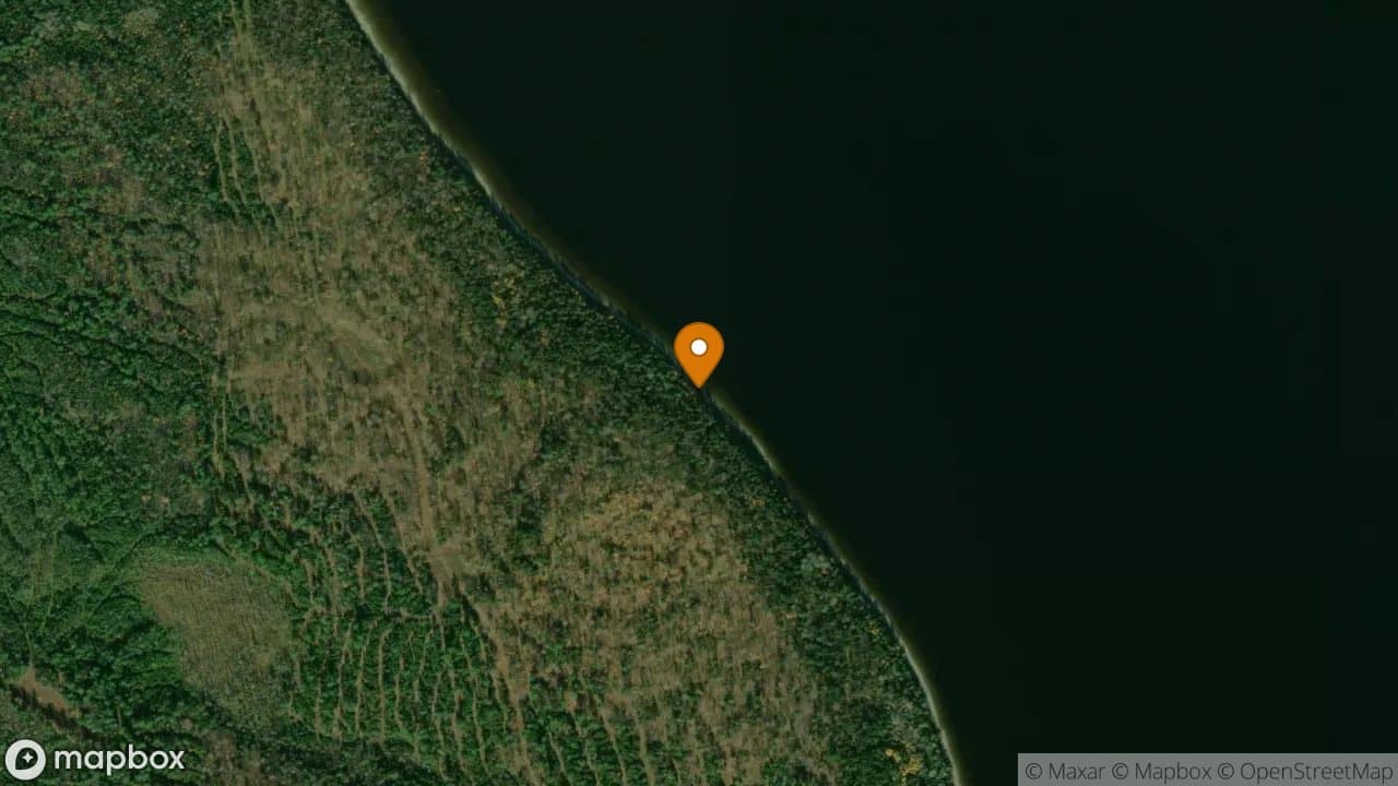 Shady campsite in Allagash Wilderness Waterway