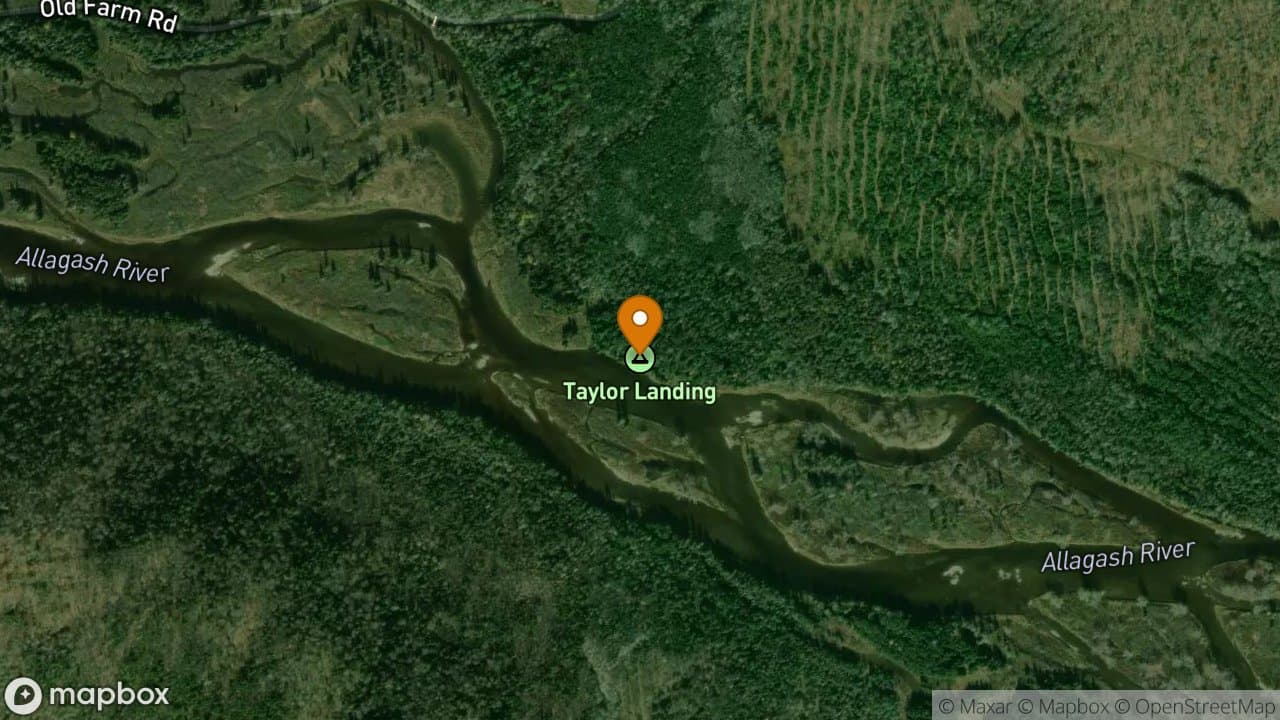 Taylor Landing campsite in Allagash Wilderness Waterway